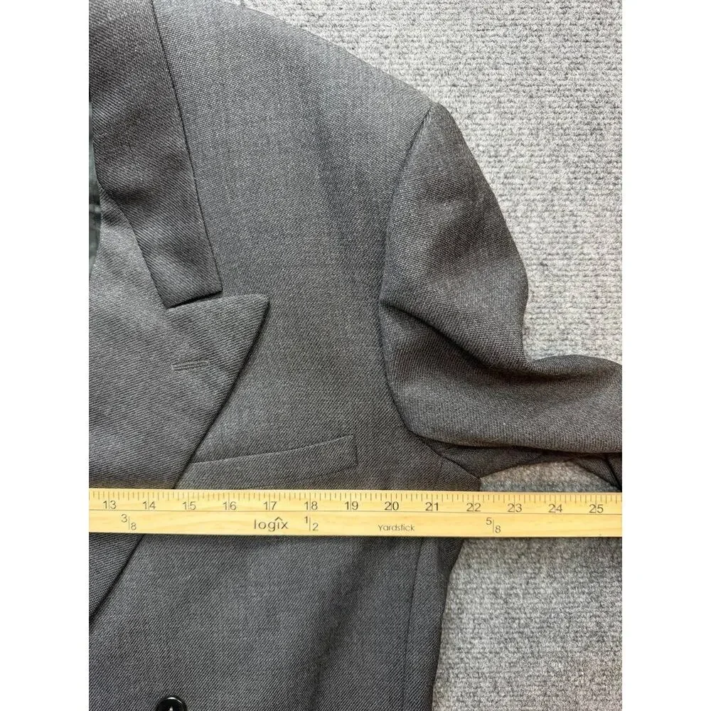 Vintage Gianni Versace Uomo Couture Double Breasted Blazer Italy 1987